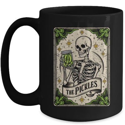 The Pickles Tarot Card Skeleton Canning Season Gardener Mug | siriusteestore