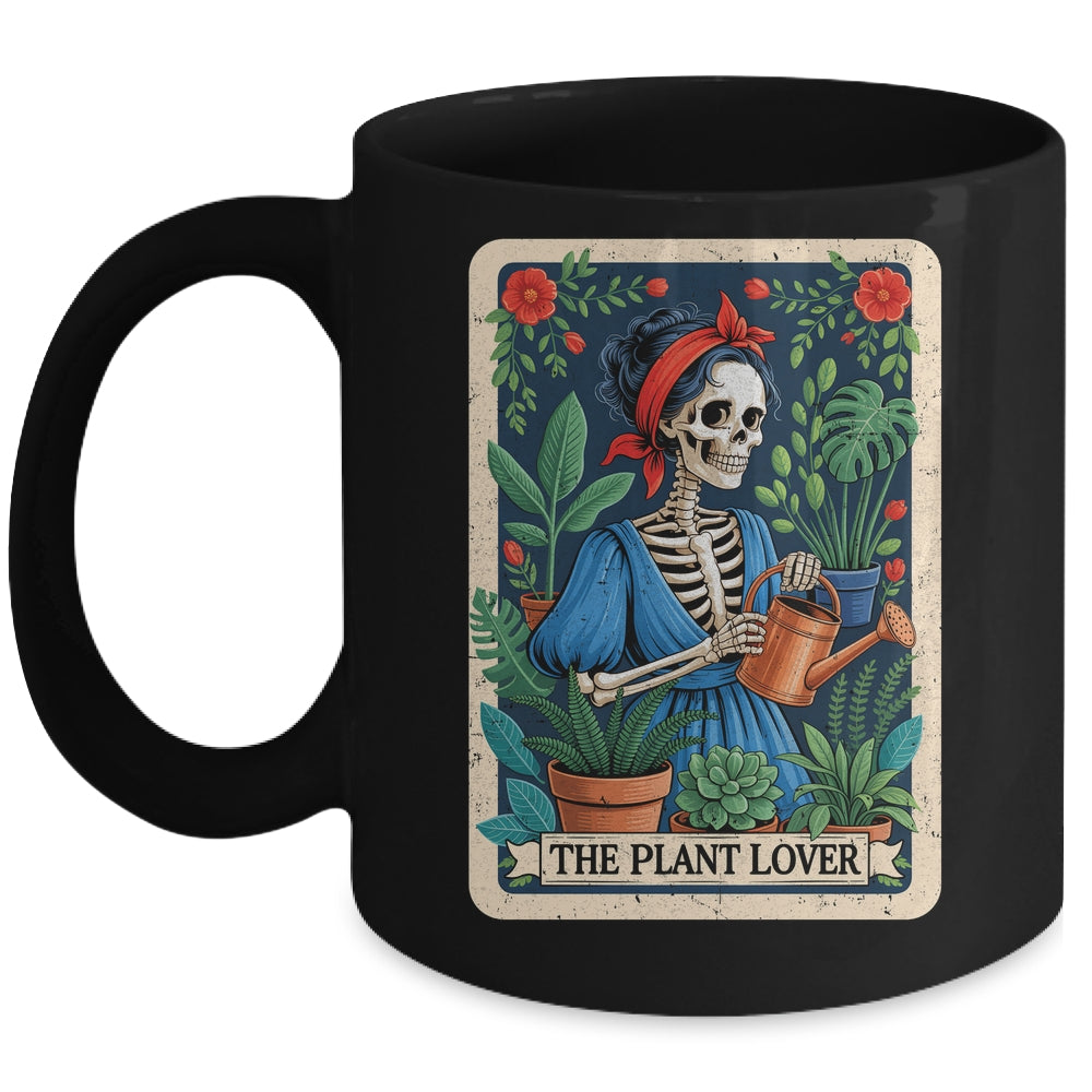The Plant Lover Tarot Card Botanist Gardening Houseplants Mug | siriusteestore