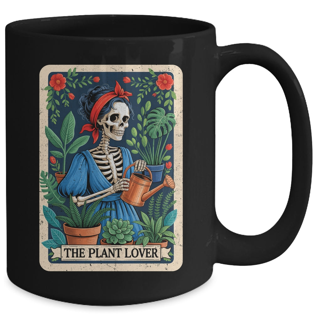 The Plant Lover Tarot Card Botanist Gardening Houseplants Mug | siriusteestore