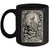 The Reader Tarot Card Funny Book Lover Skeleton Reading Book Mug | siriusteestore