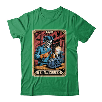The Welder Welding Tarot Card Skeleton Funny Metal Worker Shirt & Hoodie | siriusteestore