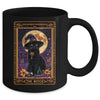 The Witch Cat Tarot Card Halloween Season Vintage Gothic Mug | siriusteestore
