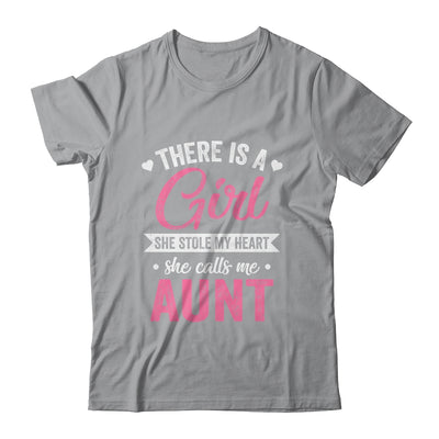 There Is A Girl She Calls Me Aunt Mothers Day Shirt & Tank Top | siriusteestore