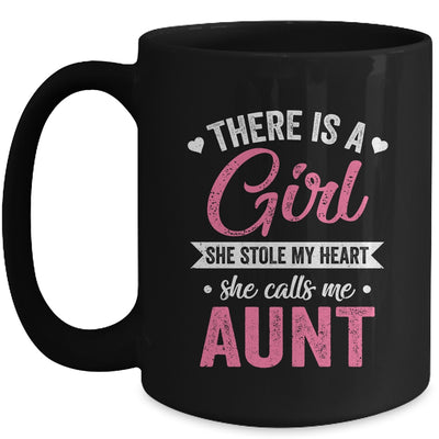 There Is A Girl She Calls Me Aunt Mothers Day Mug | siriusteestore
