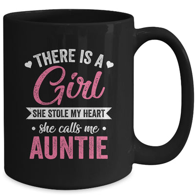 There Is A Girl She Calls Me Auntie Mothers Day Mug | siriusteestore