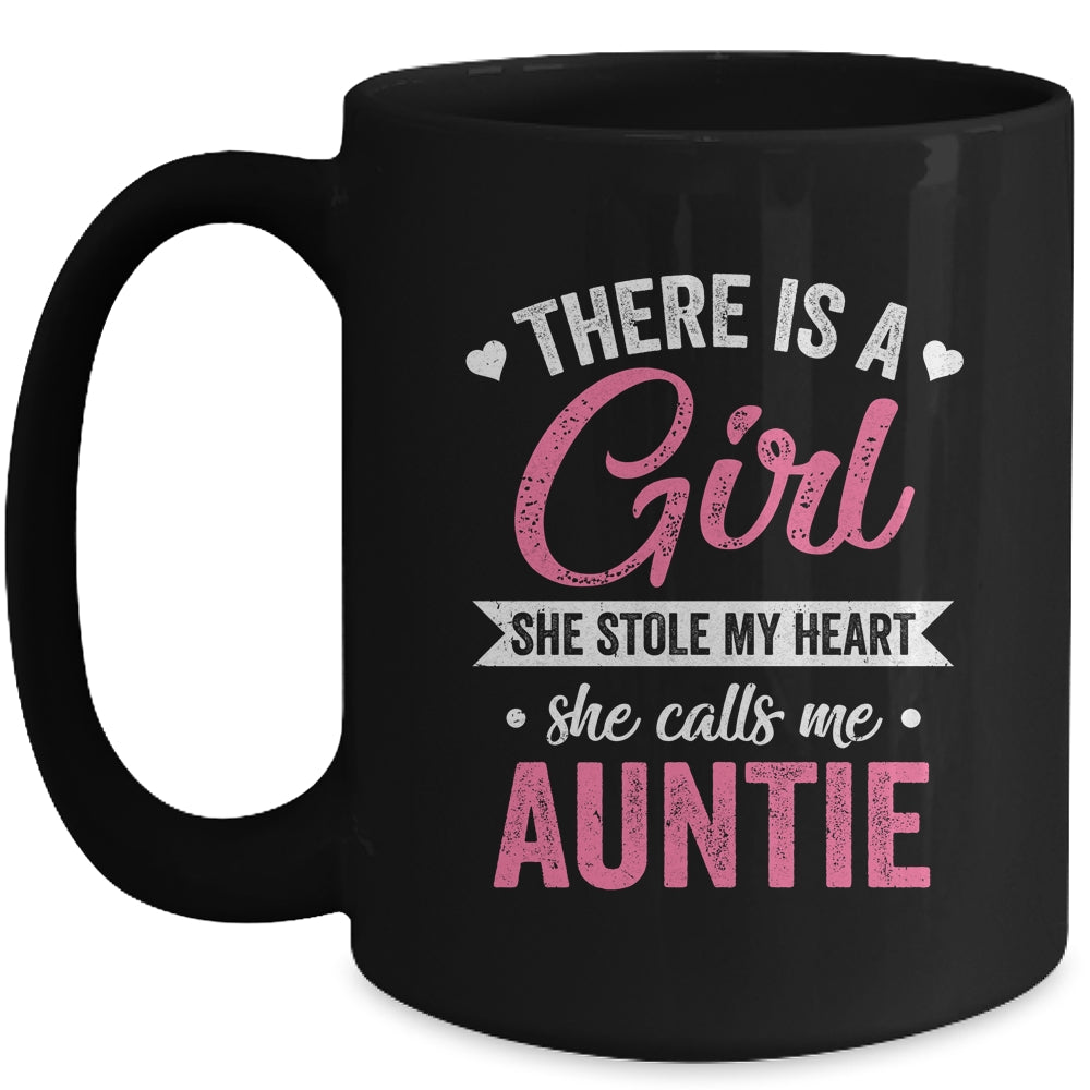 There Is A Girl She Calls Me Auntie Mothers Day Mug | siriusteestore