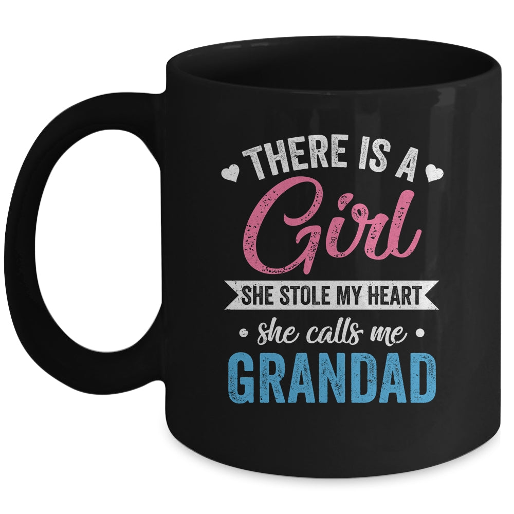 There Is A Girl She Calls Me Grandad Fathers Day Mug | siriusteestore