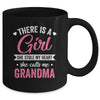 There Is A Girl She Calls Me Grandma Mothers Day Mug | siriusteestore