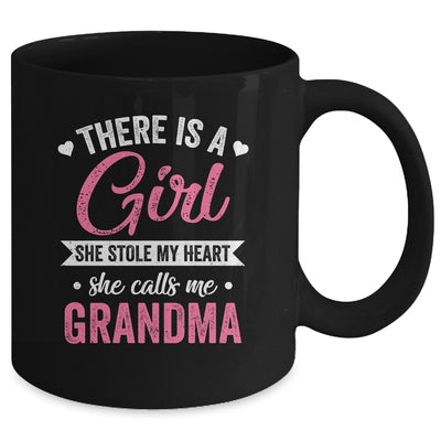 There Is A Girl She Calls Me Grandma Mothers Day Mug | siriusteestore