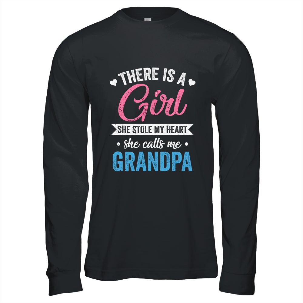There Is A Girl She Calls Me Grandpa Fathers Day Shirt & Hoodie | siriusteestore