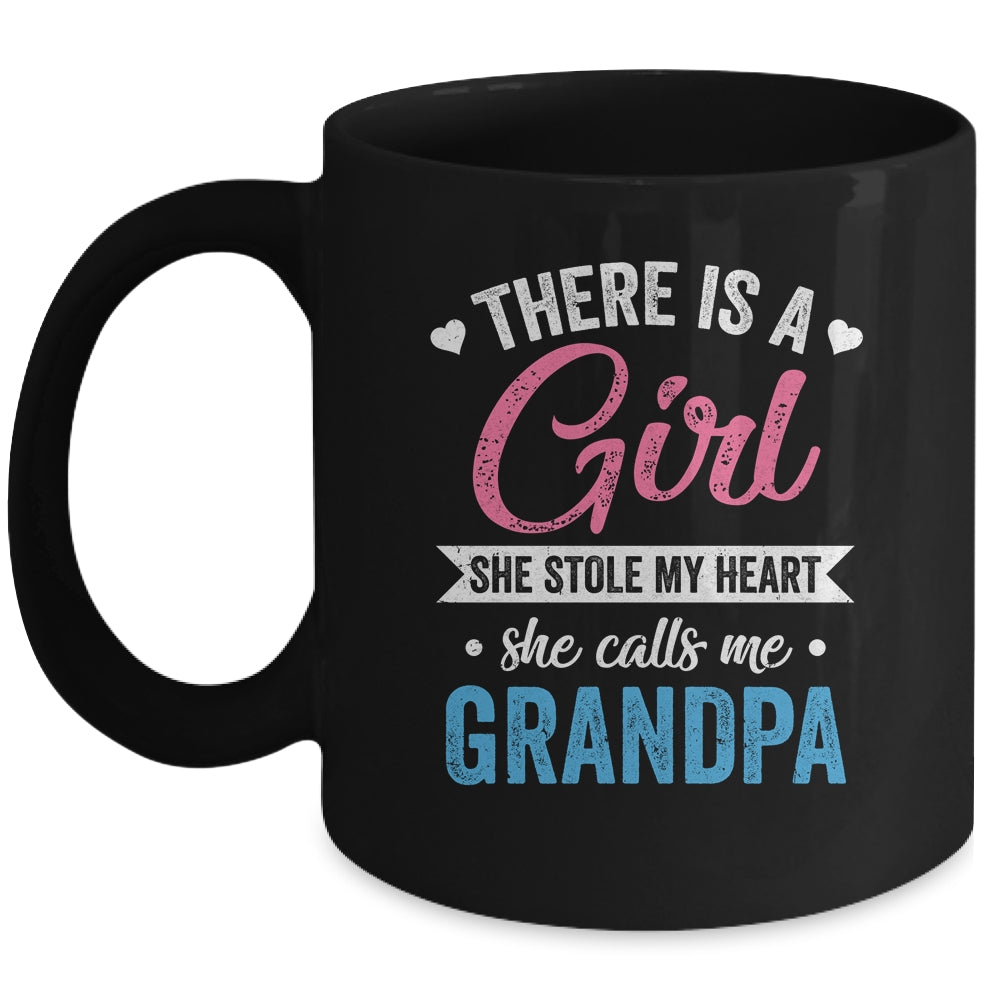 There Is A Girl She Calls Me Grandpa Fathers Day Mug | siriusteestore