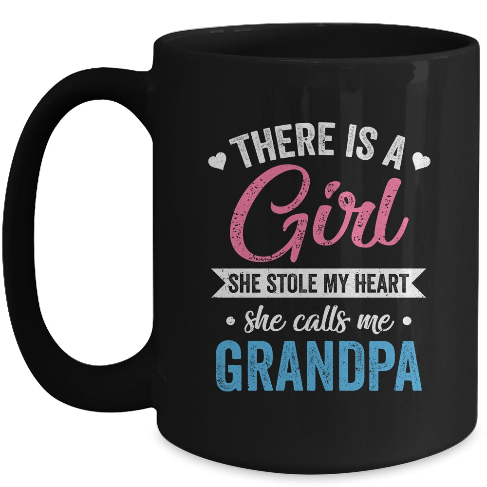 There Is A Girl She Calls Me Grandpa Fathers Day Mug | siriusteestore
