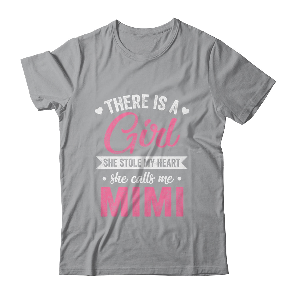 There Is A Girl She Calls Me Mimi Mothers Day Shirt & Tank Top | siriusteestore