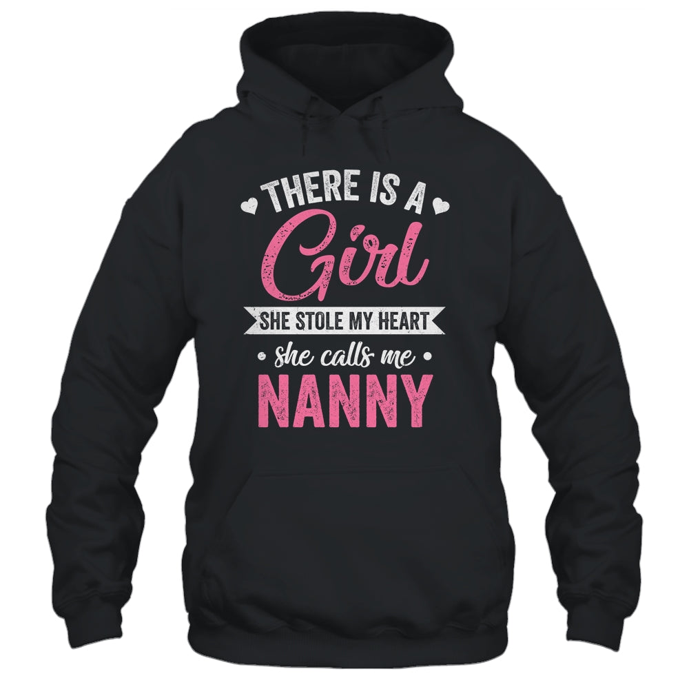 There Is A Girl She Calls Me Nanny Mothers Day Shirt & Tank Top | siriusteestore