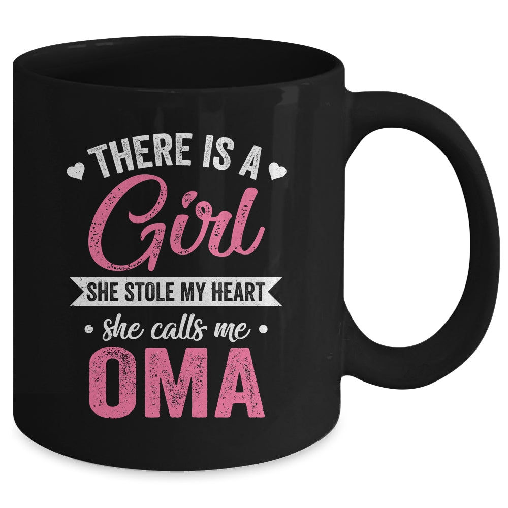 There Is A Girl She Calls Me Oma Mothers Day Mug | siriusteestore