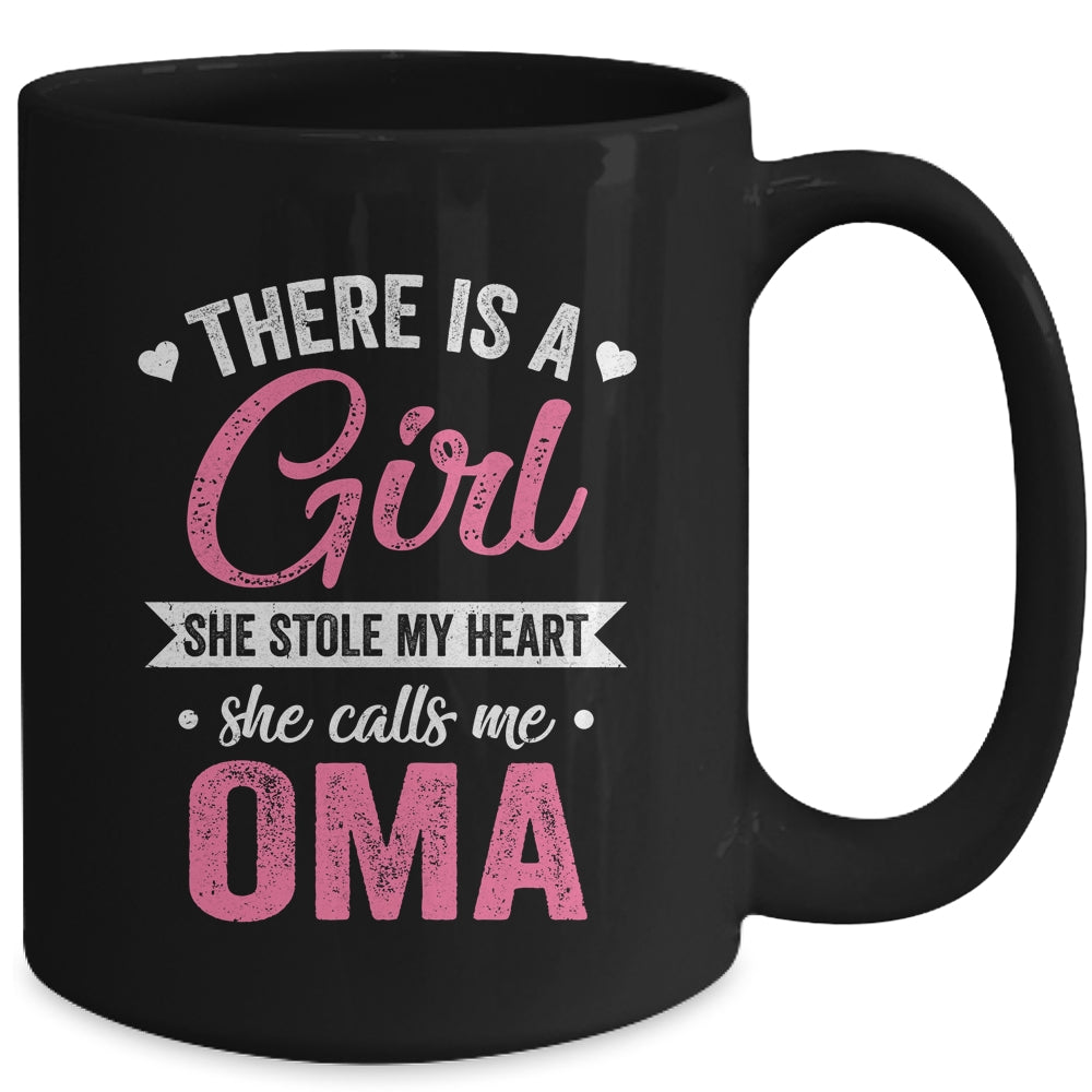 There Is A Girl She Calls Me Oma Mothers Day Mug | siriusteestore