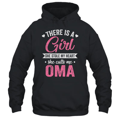 There Is A Girl She Calls Me Oma Mothers Day Shirt & Tank Top | siriusteestore