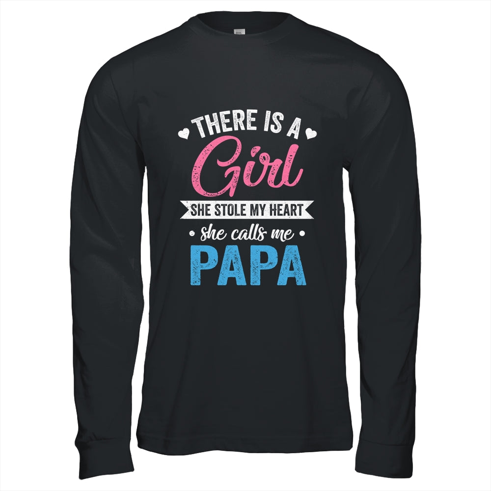 There Is A Girl She Calls Me Papa Fathers Day Shirt & Hoodie | siriusteestore