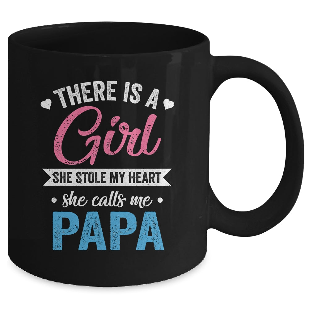 There Is A Girl She Calls Me Papa Fathers Day Mug | siriusteestore