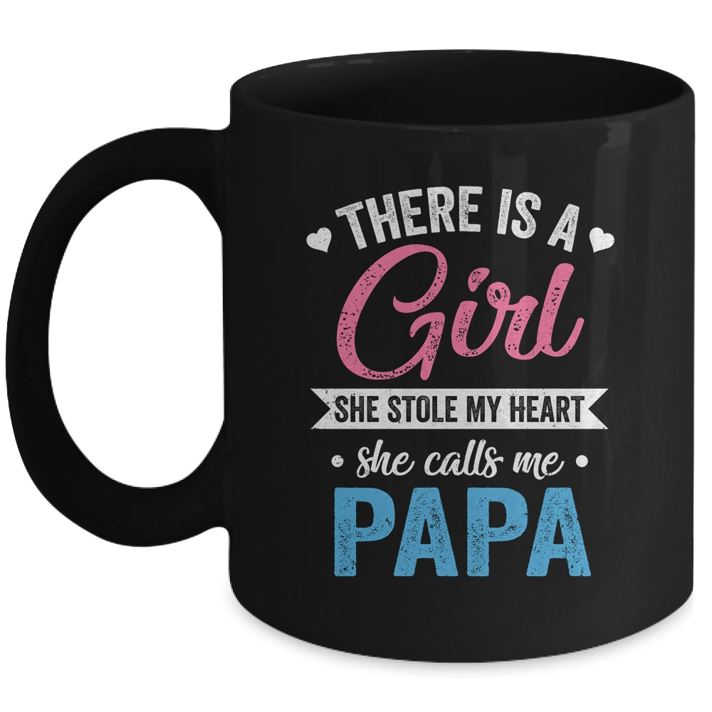 There Is A Girl She Calls Me Papa Fathers Day Mug | siriusteestore