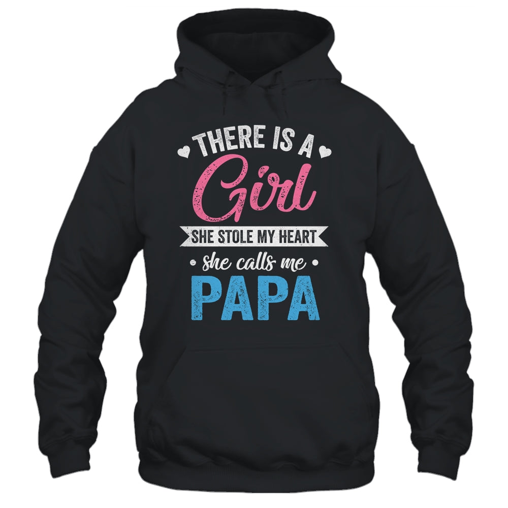 There Is A Girl She Calls Me Papa Fathers Day Shirt & Hoodie | siriusteestore