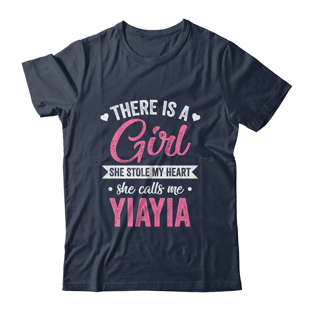 There Is A Girl She Calls Me Yiayia Mothers Day Shirt & Tank Top | siriusteestore