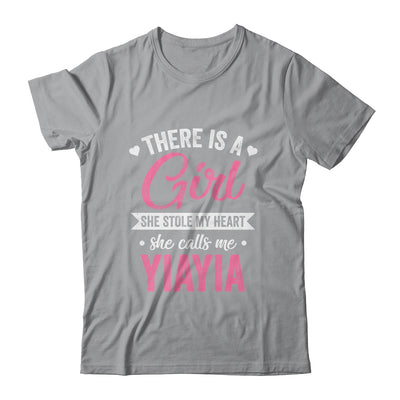There Is A Girl She Calls Me Yiayia Mothers Day Shirt & Tank Top | siriusteestore