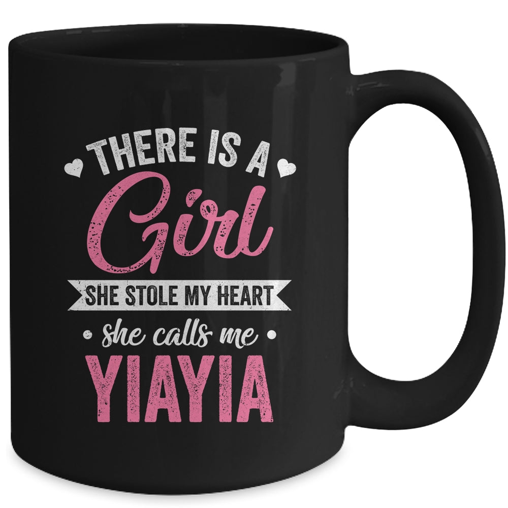 There Is A Girl She Calls Me Yiayia Mothers Day Mug | siriusteestore