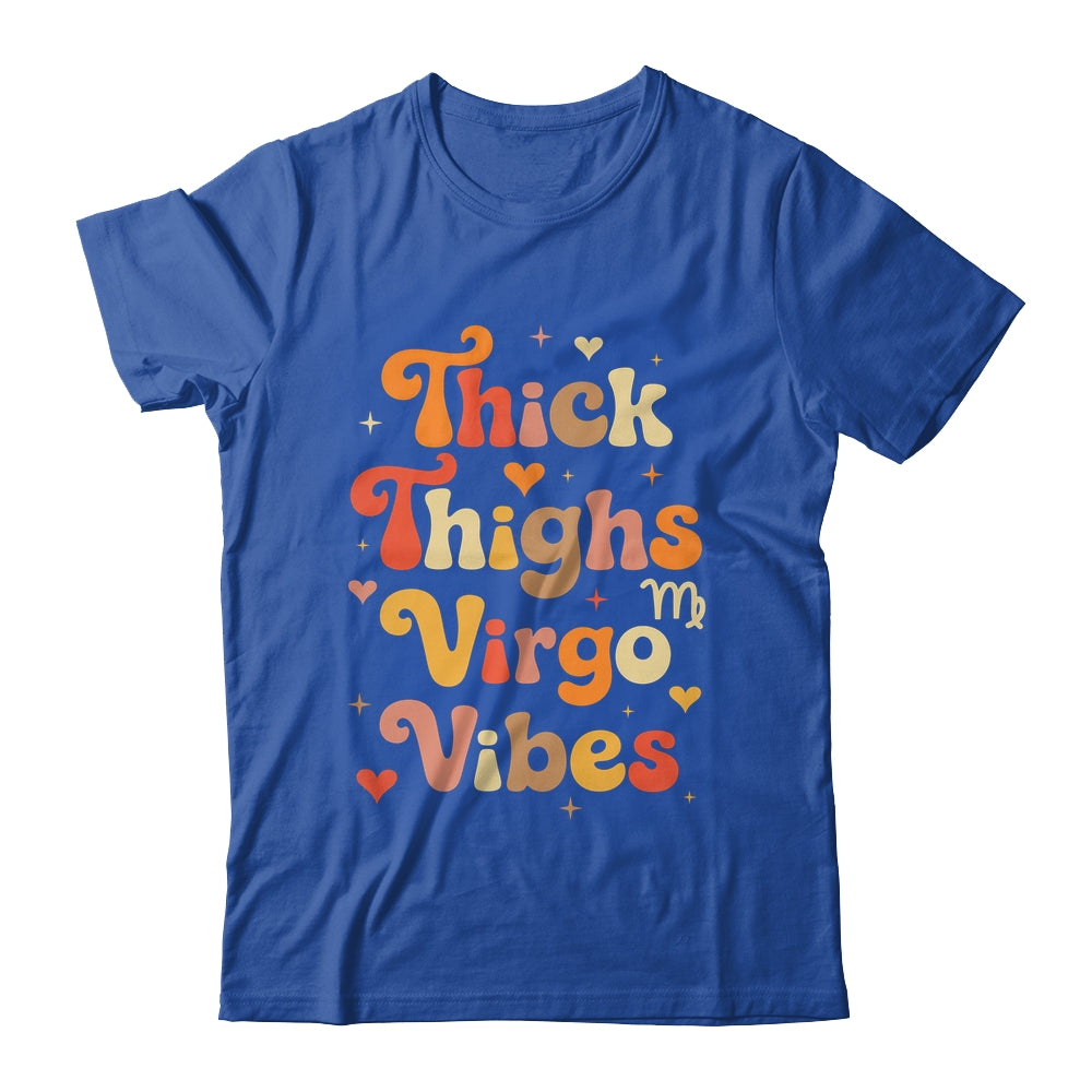 Thick Thighs Virgo Vibes Horoscope Melanin Black Women Shirt & Tank Top | siriusteestore