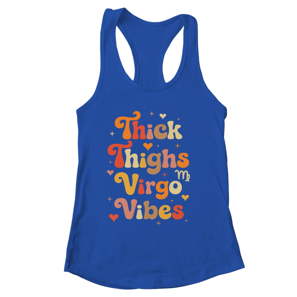 Thick Thighs Virgo Vibes Horoscope Melanin Black Women Shirt & Tank Top | siriusteestore