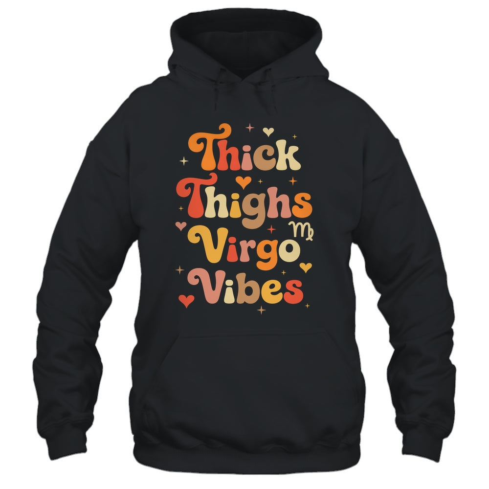 Thick Thighs Virgo Vibes Horoscope Melanin Black Women Shirt & Tank Top | siriusteestore
