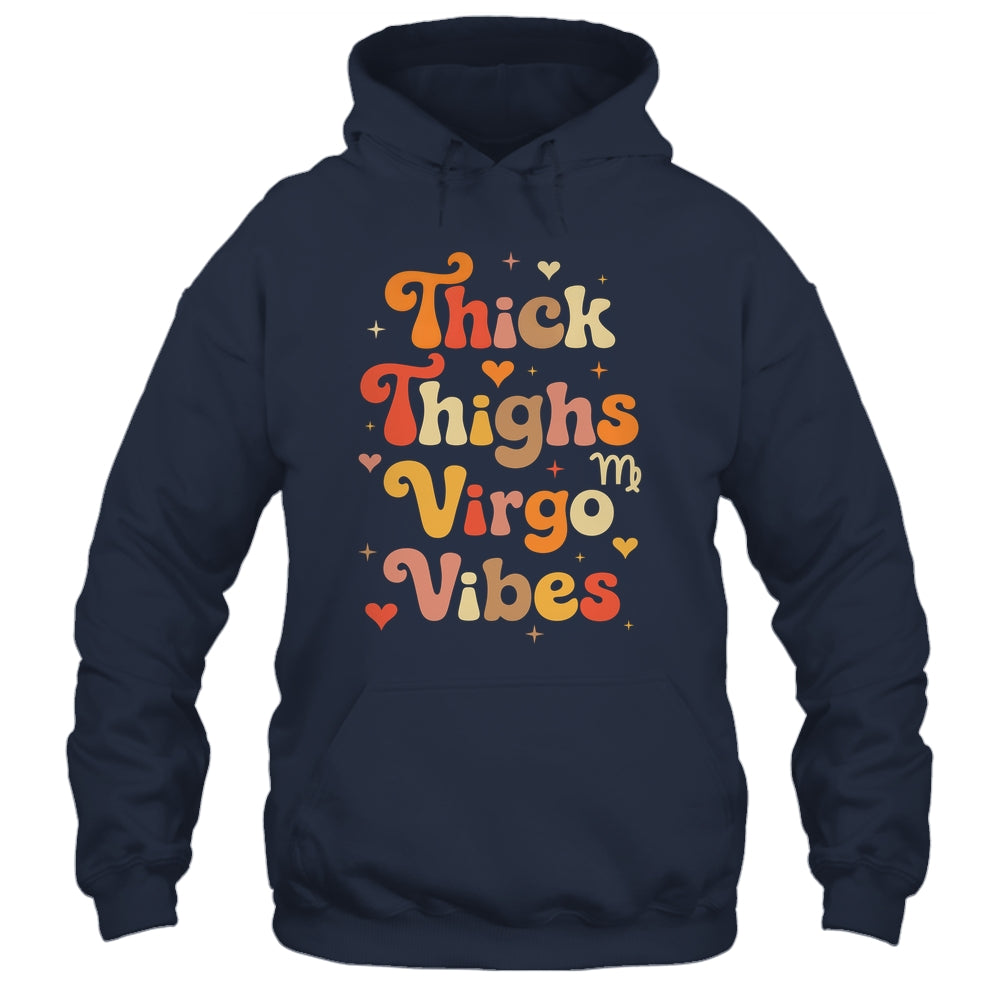 Thick Thighs Virgo Vibes Horoscope Melanin Black Women Shirt & Tank Top | siriusteestore