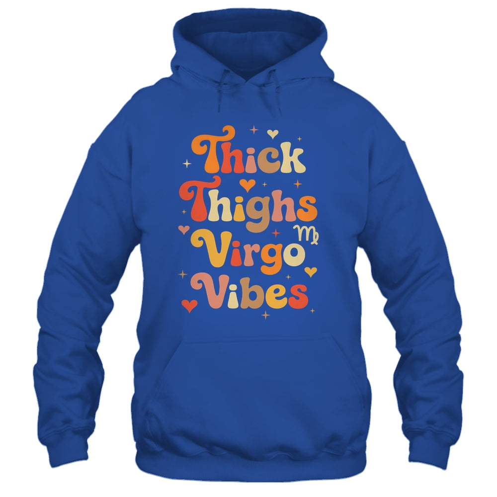 Thick Thighs Virgo Vibes Horoscope Melanin Black Women Shirt & Tank Top | siriusteestore