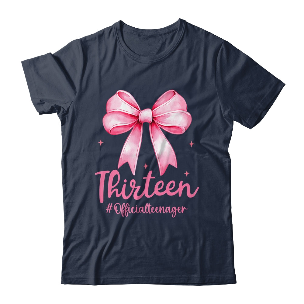 Thirteen Official Teenager Coquette 13th Birthday Girl Teen Shirt & Tank Top | siriusteestore
