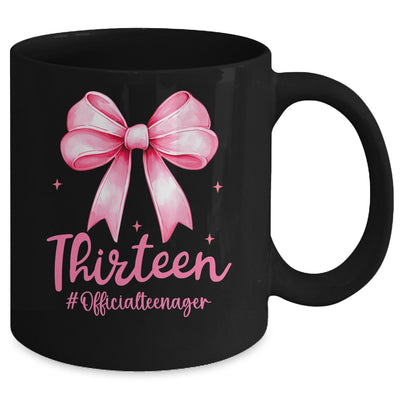 Thirteen Official Teenager Coquette 13th Birthday Girl Teen Mug | siriusteestore
