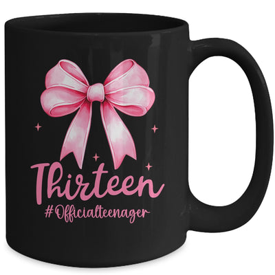 Thirteen Official Teenager Coquette 13th Birthday Girl Teen Mug | siriusteestore