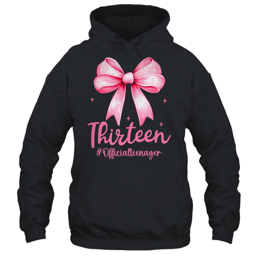 Thirteen Official Teenager Coquette 13th Birthday Girl Teen Shirt & Tank Top | siriusteestore