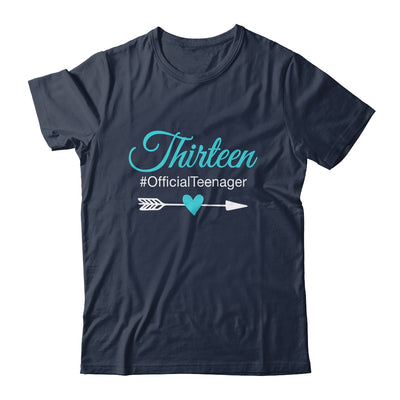 Thirteen Official Teenager Cute 13th Birthday Gift Girl Teen Shirt & Tank Top | siriusteestore