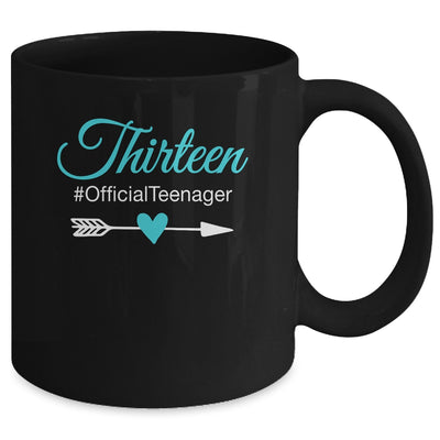 Thirteen Official Teenager Cute 13th Birthday Gift Girl Teen Mug | siriusteestore