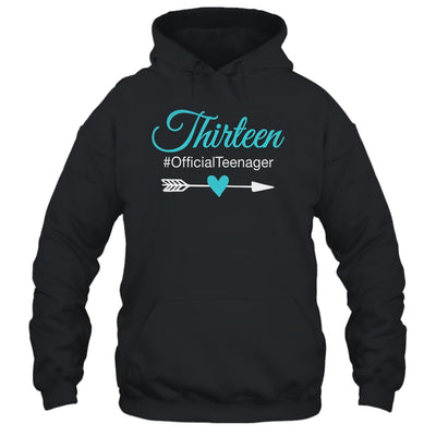 Thirteen Official Teenager Cute 13th Birthday Gift Girl Teen Shirt & Tank Top | siriusteestore