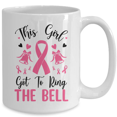 This Girl Got To Ring The Bell Breast Cancer Survivor Mug | siriusteestore