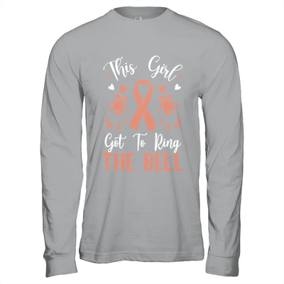 This Girl Got to Ring the Bell Chemo Grad Uterine Cancer Shirt & Hoodie | siriusteestore