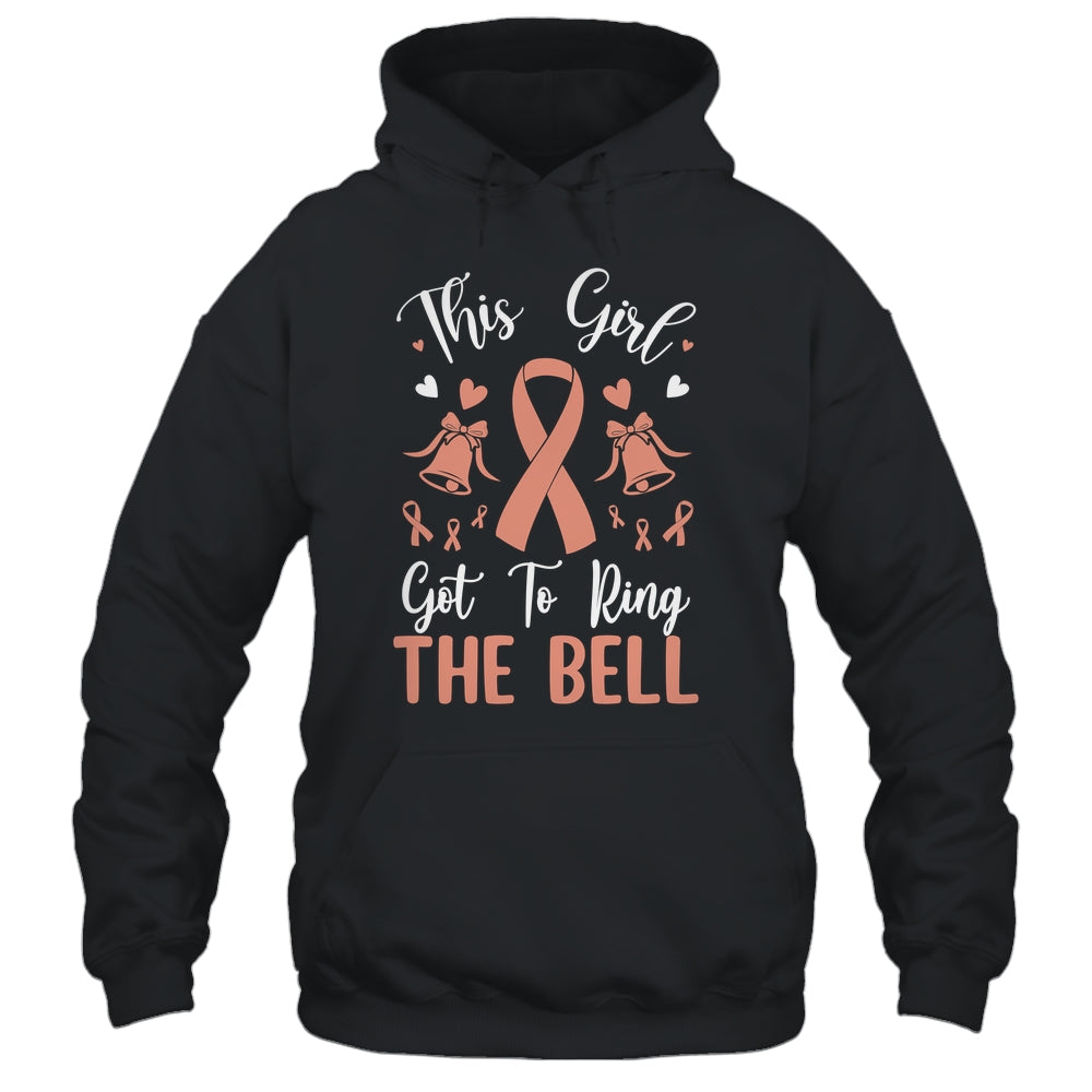 This Girl Got to Ring the Bell Chemo Grad Uterine Cancer Shirt & Hoodie | siriusteestore
