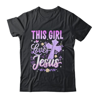 This Girl Loves Jesus Cute Christian Girl God Religious Shirt & Hoodie | siriusteestore