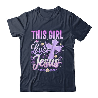This Girl Loves Jesus Cute Christian Girl God Religious Shirt & Hoodie | siriusteestore