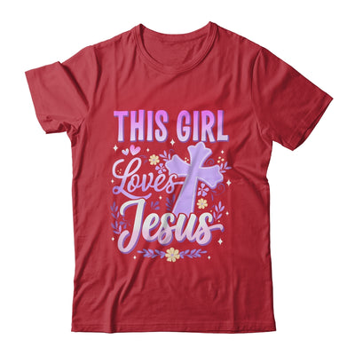 This Girl Loves Jesus Cute Christian Girl God Religious Shirt & Hoodie | siriusteestore
