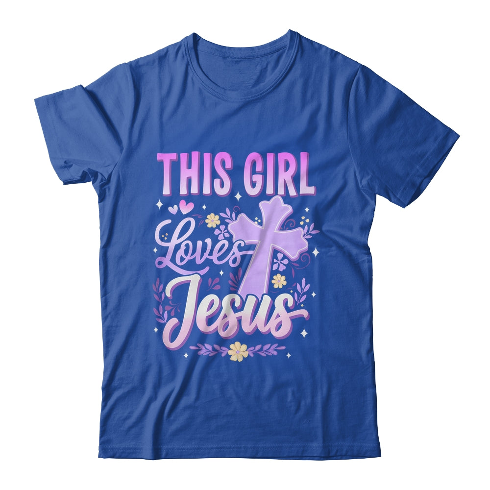 This Girl Loves Jesus Cute Christian Girl God Religious Shirt & Hoodie | siriusteestore