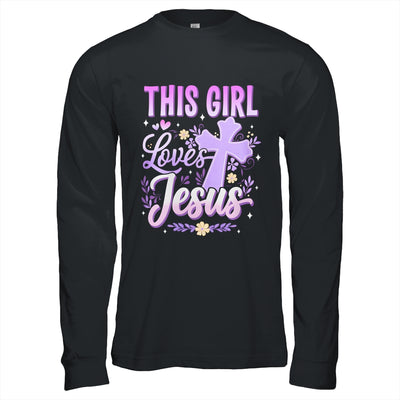 This Girl Loves Jesus Cute Christian Girl God Religious Shirt & Hoodie | siriusteestore