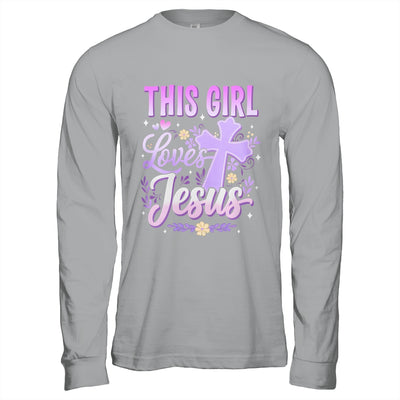 This Girl Loves Jesus Cute Christian Girl God Religious Shirt & Hoodie | siriusteestore