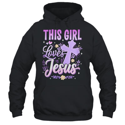 This Girl Loves Jesus Cute Christian Girl God Religious Shirt & Hoodie | siriusteestore